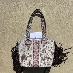 Dancing Cactus Designs Cowhide Purse